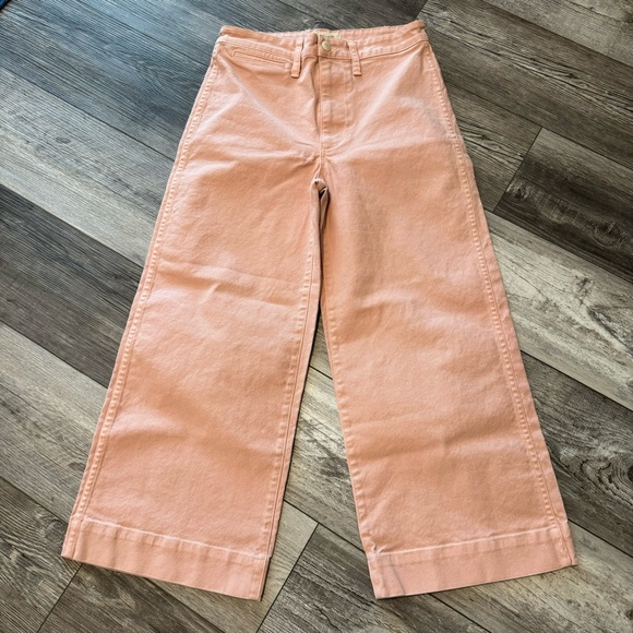 madewell high waist emmett wide leg crop pant 27 4 - Picture 4 of 11